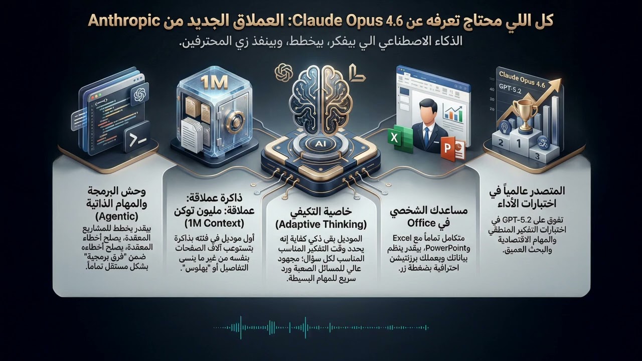 Opus 4.6: قفزة الذكاء الاصطناعي إلى ما وراء الأوامر 🚀