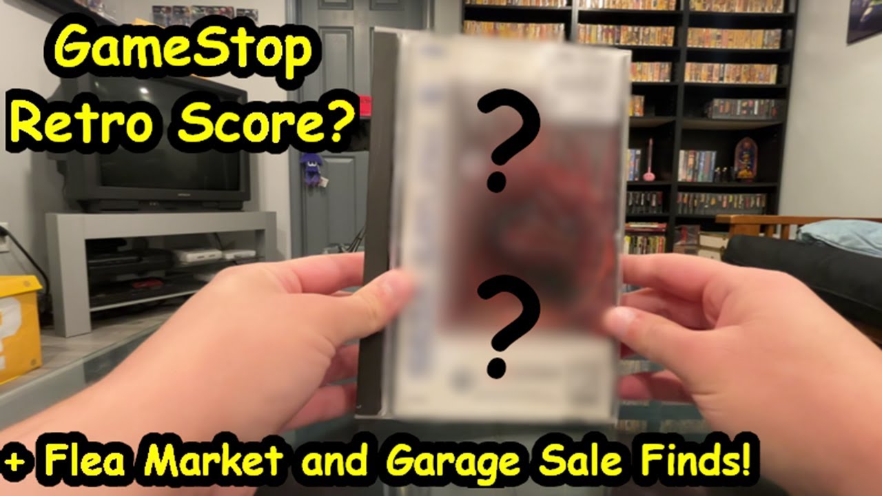 Реальный ретро-счёт GameStop? + Находки с блошиных рынков и гаражных распродаж — Видеоигры
