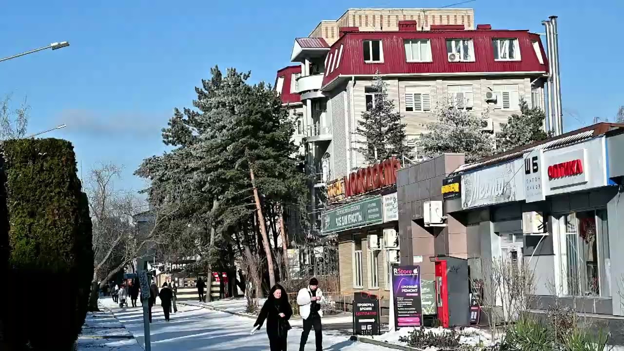 В городе моём зима