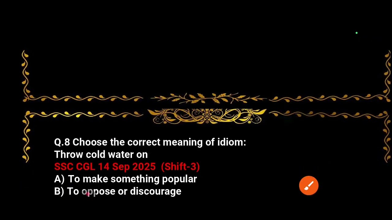 #cgl #chsl#idioms 