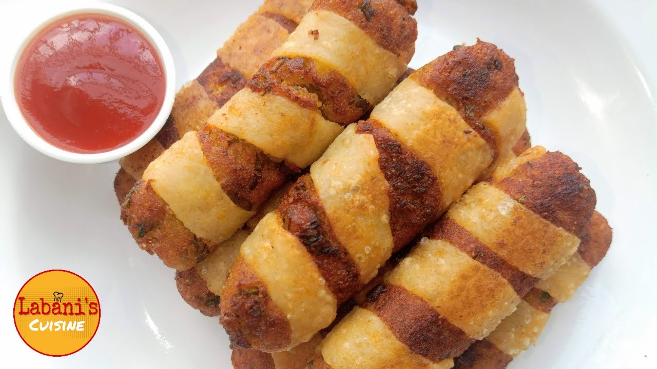 hot and crispy potato spiral roll | unique evening snacks | easy and tasty snacks
