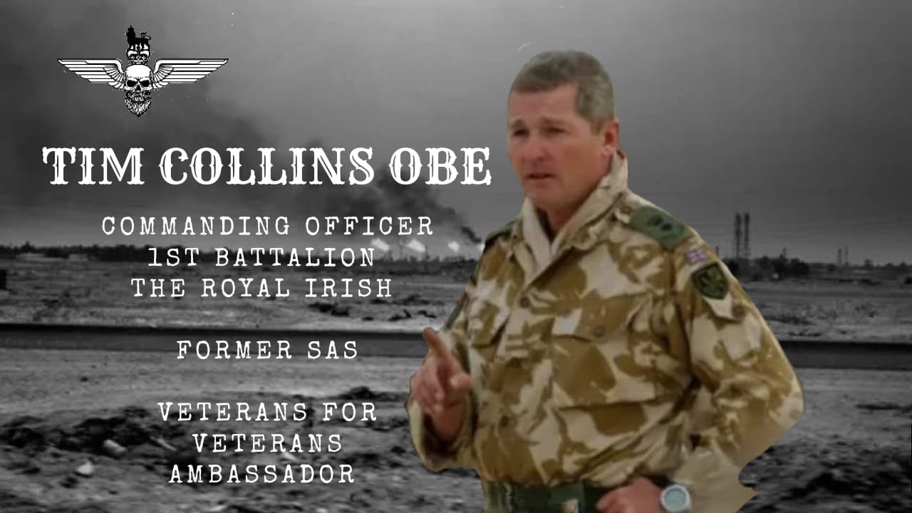 EP#77 Retired Colonel Tim Collins OBE on his career, the SAS, & his role with Veterans for Veterans.