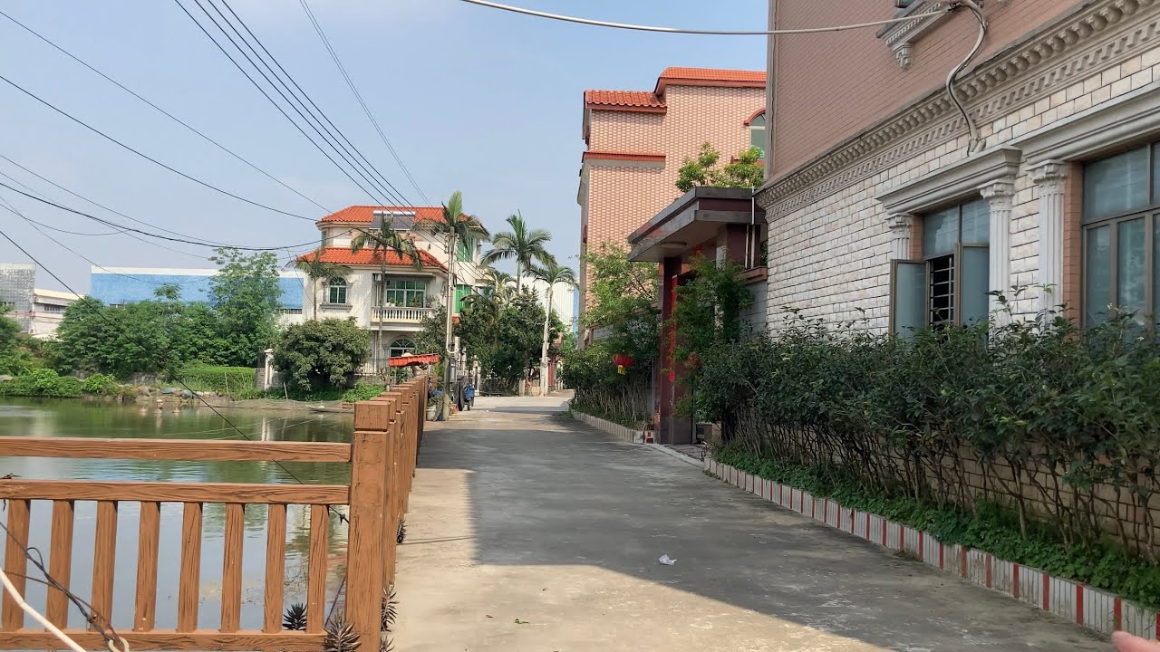佛山市南海區：應網友請求，拍攝南海九江鎮大谷村及天后宮一帶，這村經濟發達，生活富足，房子漂亮，環境優美，村民熱情，真是美麗的鄉村！