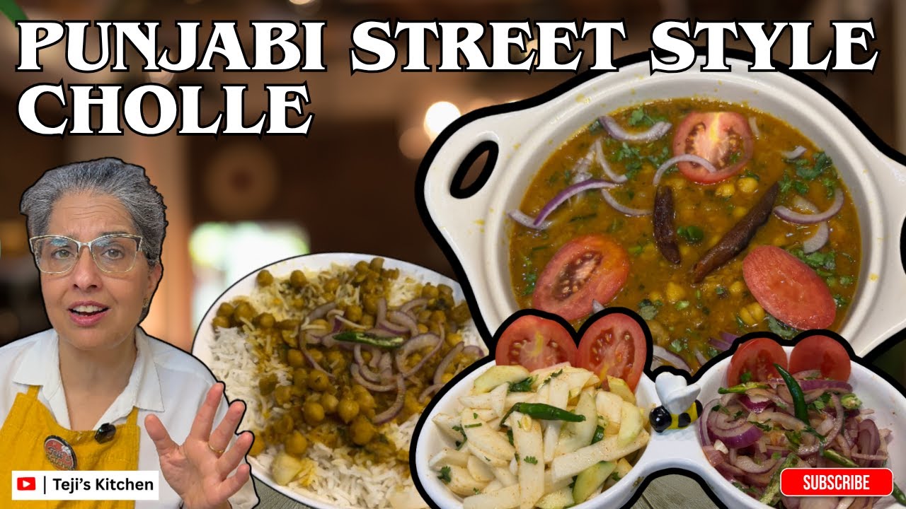 Punjabi Street Style Chole Recipe | Authentic Amritsari Chana Masala | Teji&rsquo;s Kitchen #food