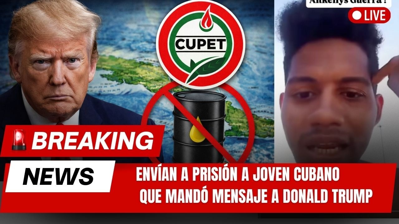 🚨ALARMA: Envían a prisión a joven cubano que mandó mensaje a Donald Trump - America TEVE