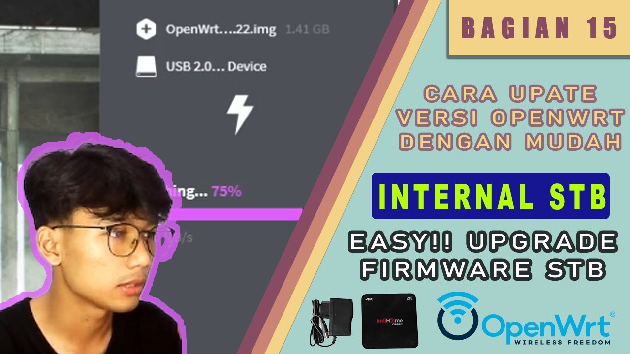 CARA UPDATE FIRMWARE OPENWRT KE INTERNAL STB | UPGRADE STB KE OPENWRT VERSI BARU INSTALL DI EMMC