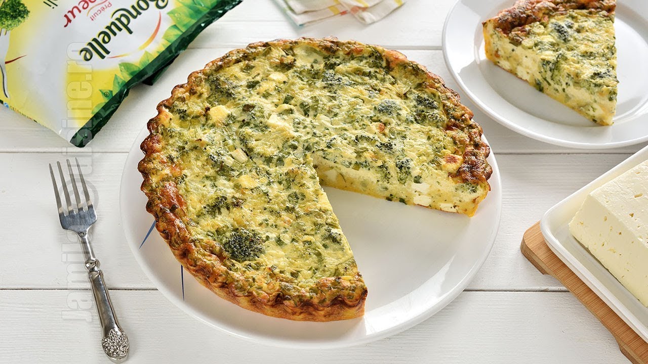 Tarta cu broccoli fara gluten (CC Eng Sub) | JamilaCuisine