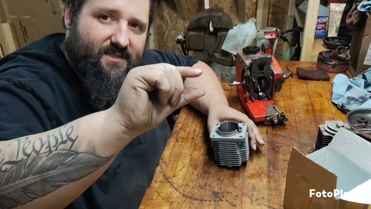 Basket case Homelite XL12 part 5 reassembly with new parts plus modification