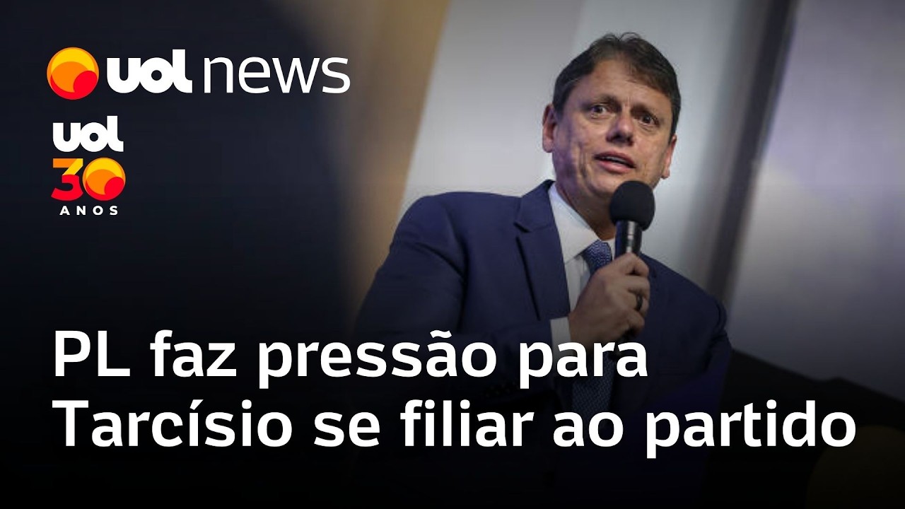 PL faz nova ofensiva para filiar Tarcísio e deve lembrar votos no 22 perdidos pelo governador
