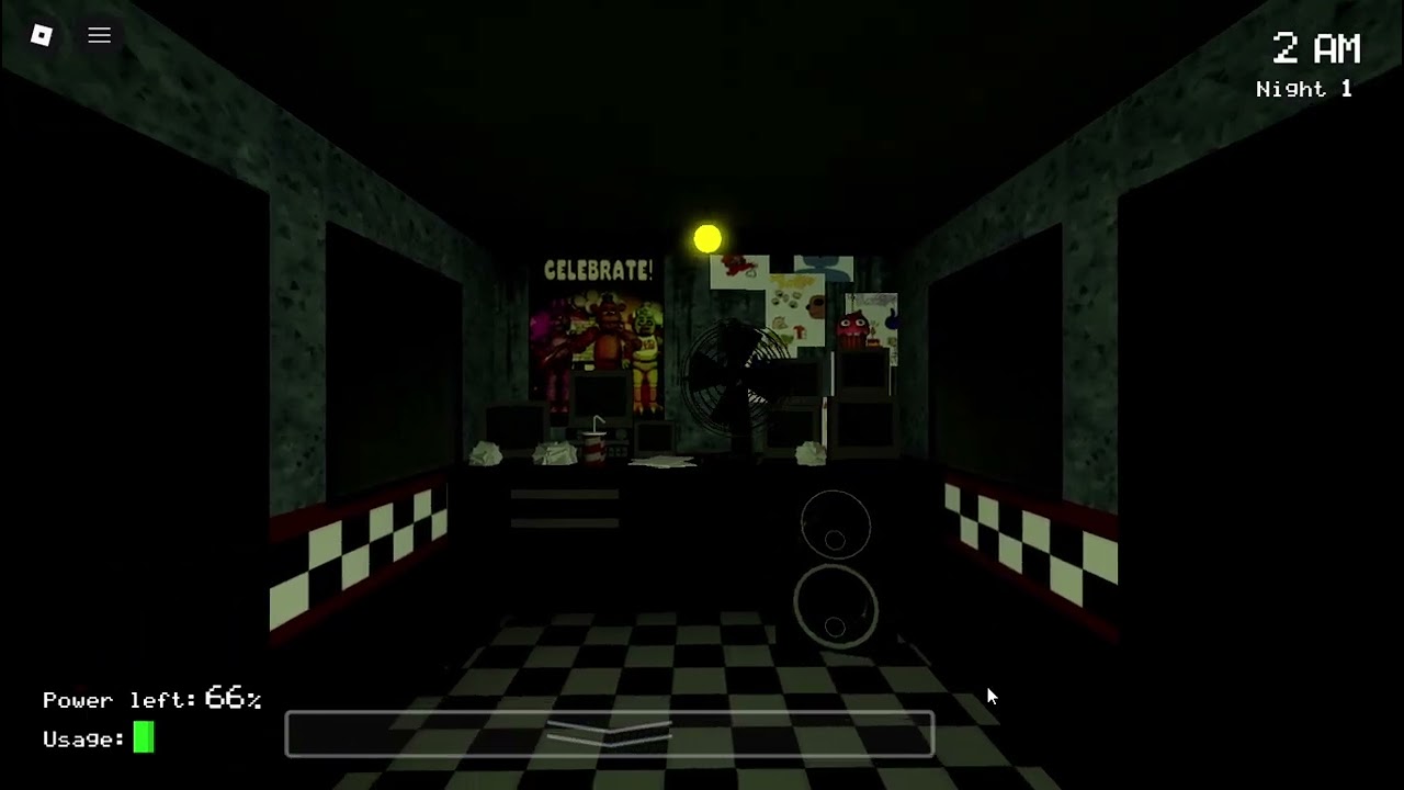 fnaf night 1, i freddy almost got me!!! #viral #roblox #amazingroblox #games #gaming #fnaf