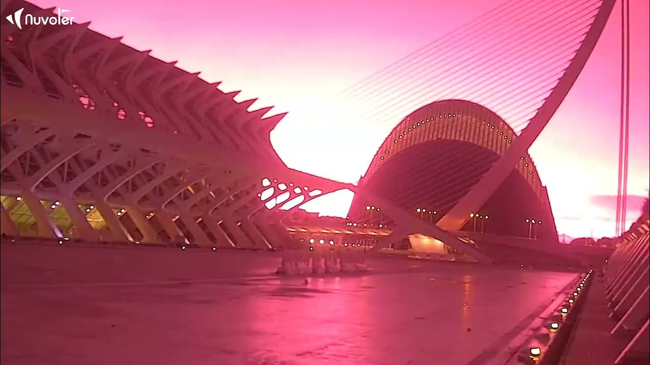Webcam Ciutat de les Arts i les Ciencies Valencia - Timelapse 24h en 1Min - FULL HD