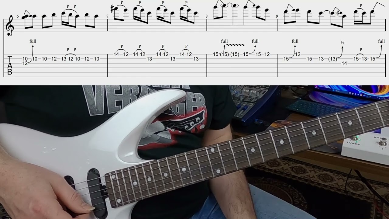 Stahlverbieger - Gitarre lernen - Solo 2 aus Mit Pfefferminz bin ich dein Prinz von MMW