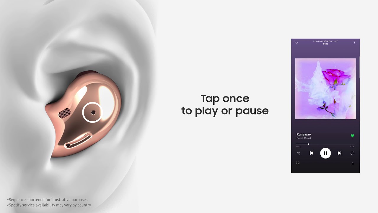 Galaxy Buds Live: Using touch controls & ANC | Samsung