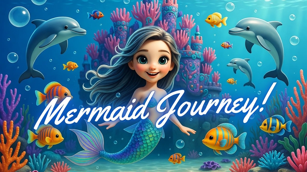 Underwater Mermaid Journey 🧜‍♀️ | Magical Ocean Adventure Song for Kids
