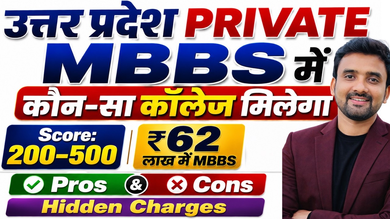 Uttar Pradesh Private MBBS College Details 2026 🔥| Fee, Hidden Charges, Pros & Cons |College Review