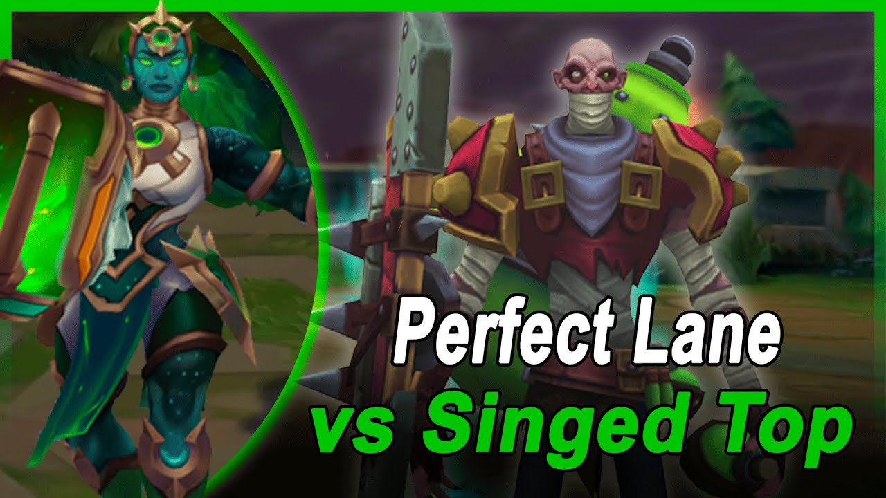 Taking Singed down perfectly with Illaoi