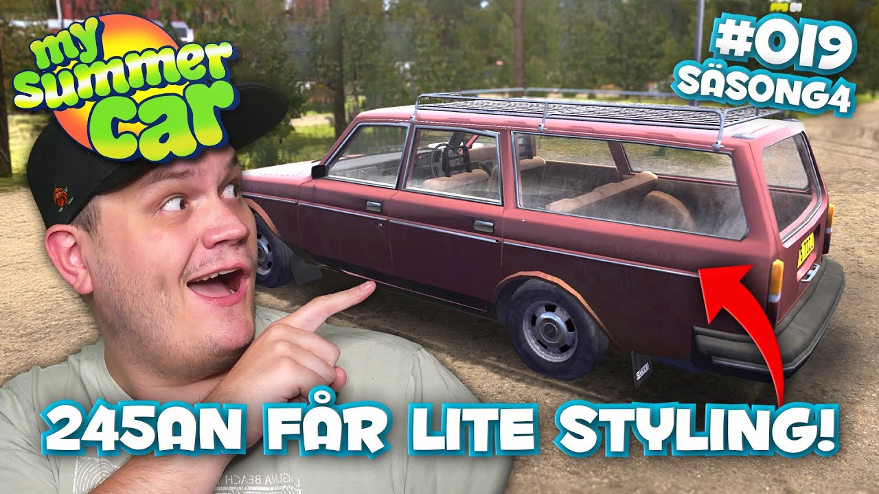 245AN FÅR LITE STYLING OCH BÄNKAR SATSUMAN! - MY SUMMER CAR - SÄSONG 4 - #19