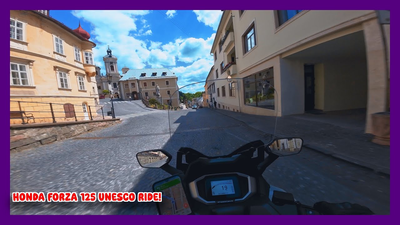 INSANE Honda Forza 125 2025 Ride Through UNESCO’s Banská Štiavnica!