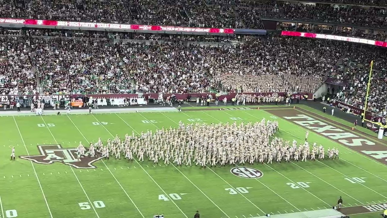 Fightin’ Texas Aggie Band Halftime Drill vs Notre Dame - 8/31/24