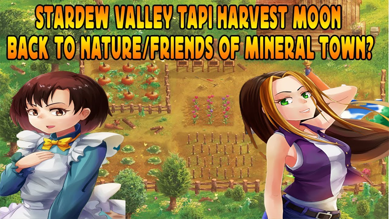 UNIK! Harvest Moon Back To Nature Friends of Mineral Town Tapi Stardew Valley!