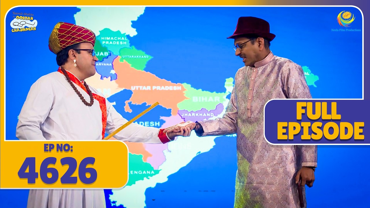 FULL EPISODE! 4626 - Popatlal Par Kyu Uthaya Bhide ne Hath! | Taarak Mehta Ka Ooltah Chashmah