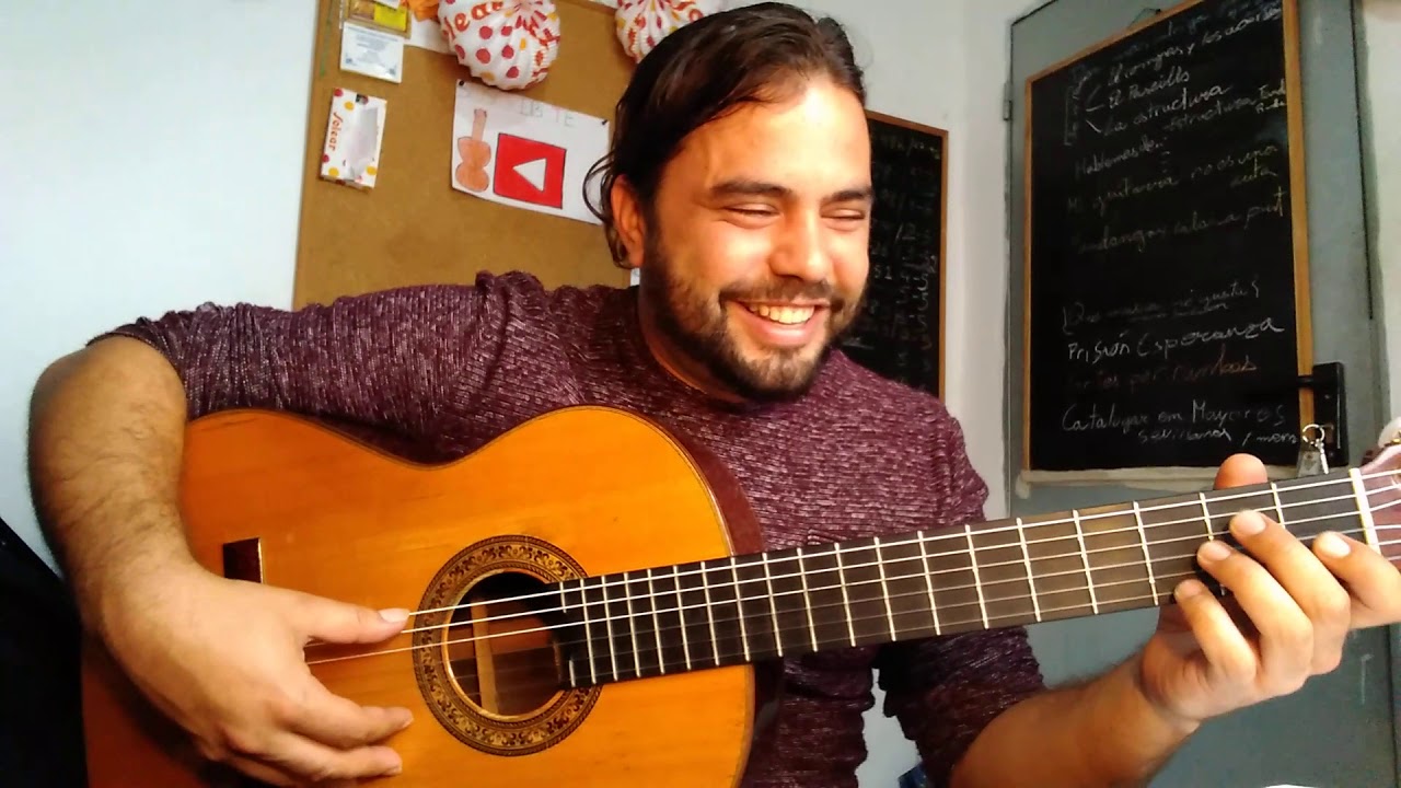 Como tocar FANDANGOS DE CALAÑA punteo FACIL