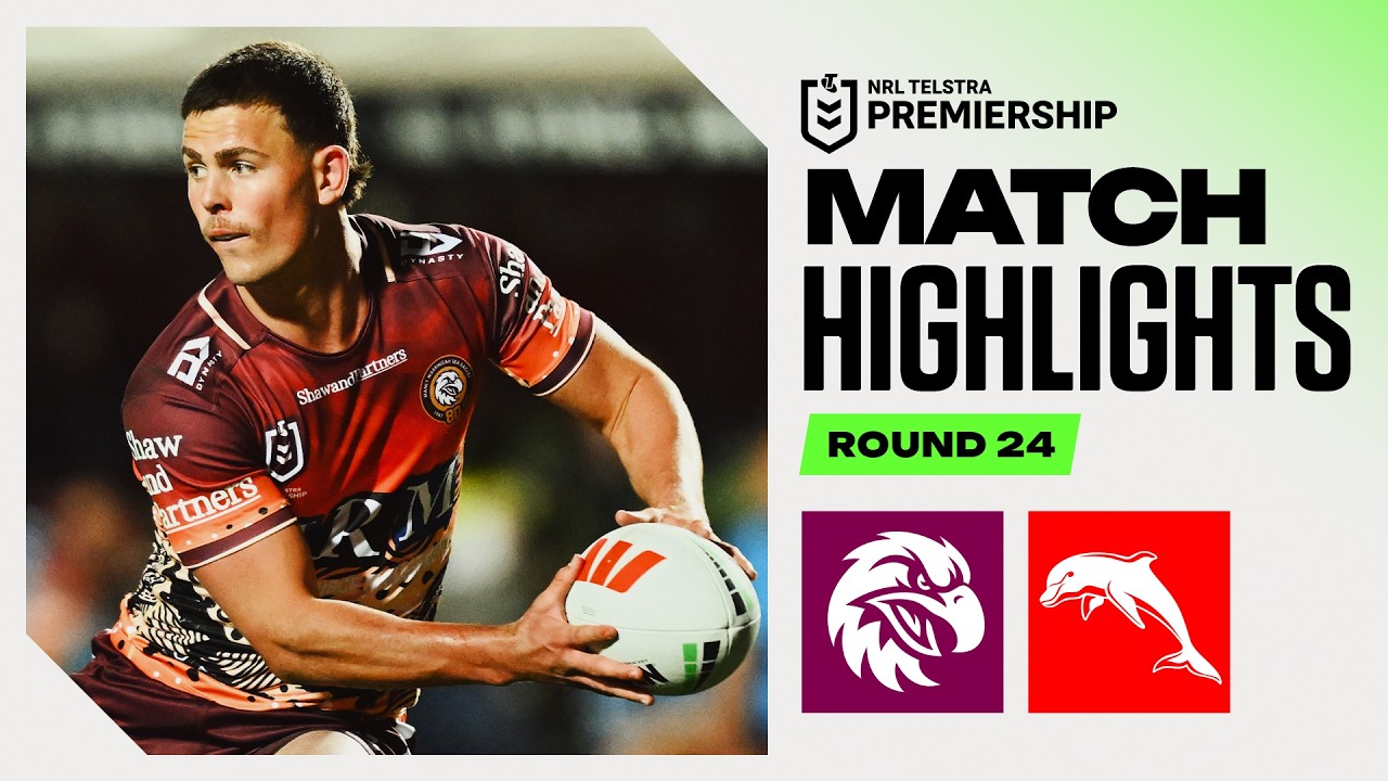 NRL 2026 | Sea Eagles v Dolphins | Match Highlights | Round 24