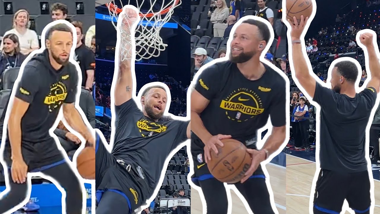 FULL Stephen Curry Pregame Work Out, 3-Pointers, Trick Shots And Jimmy Butler