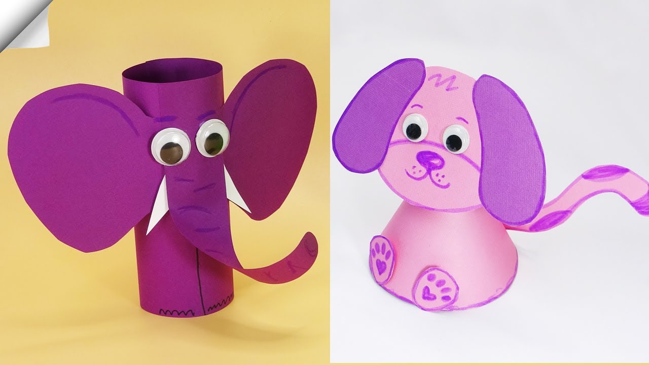 3d paper toys | 6 moving Paper toys