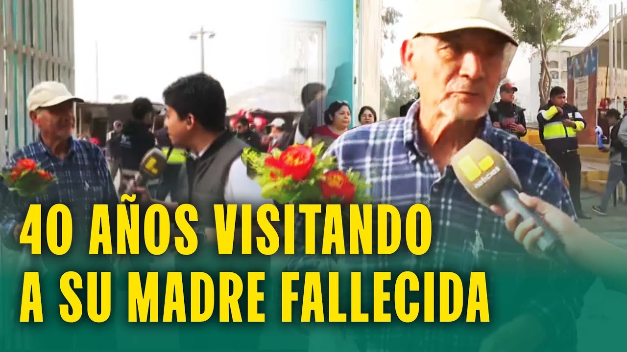Emotivas visitas al cementerio por el Día de la Madre: 