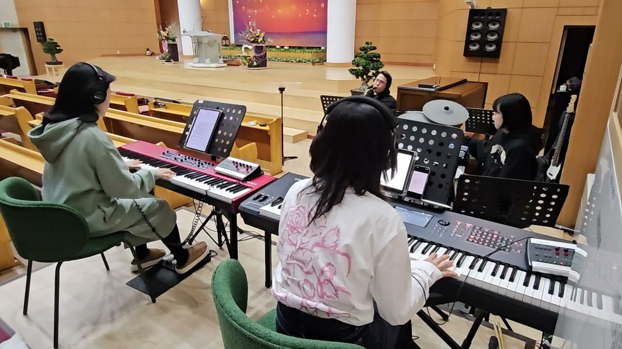 3부찬양팀 연습
