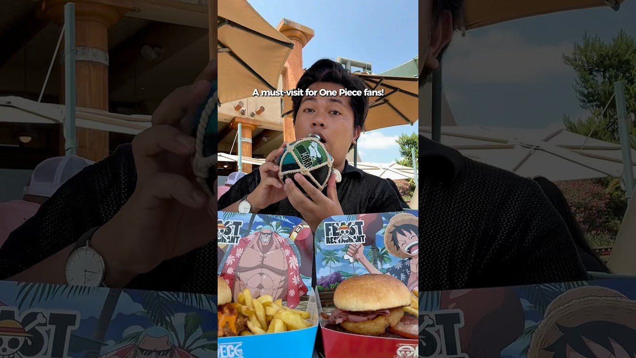 Feasting like a Straw Hat Pirate @ USJ's One Piece Feast! Luffy & Franky meals were HUGE & delicious