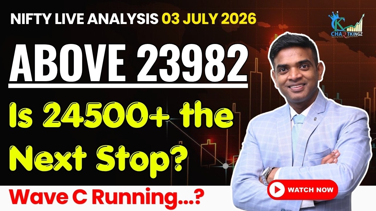 Nifty ABOVE 23982 - Is 24500+ the Next Stop? | Nifty Prediction Tomorrow 03 July 2026