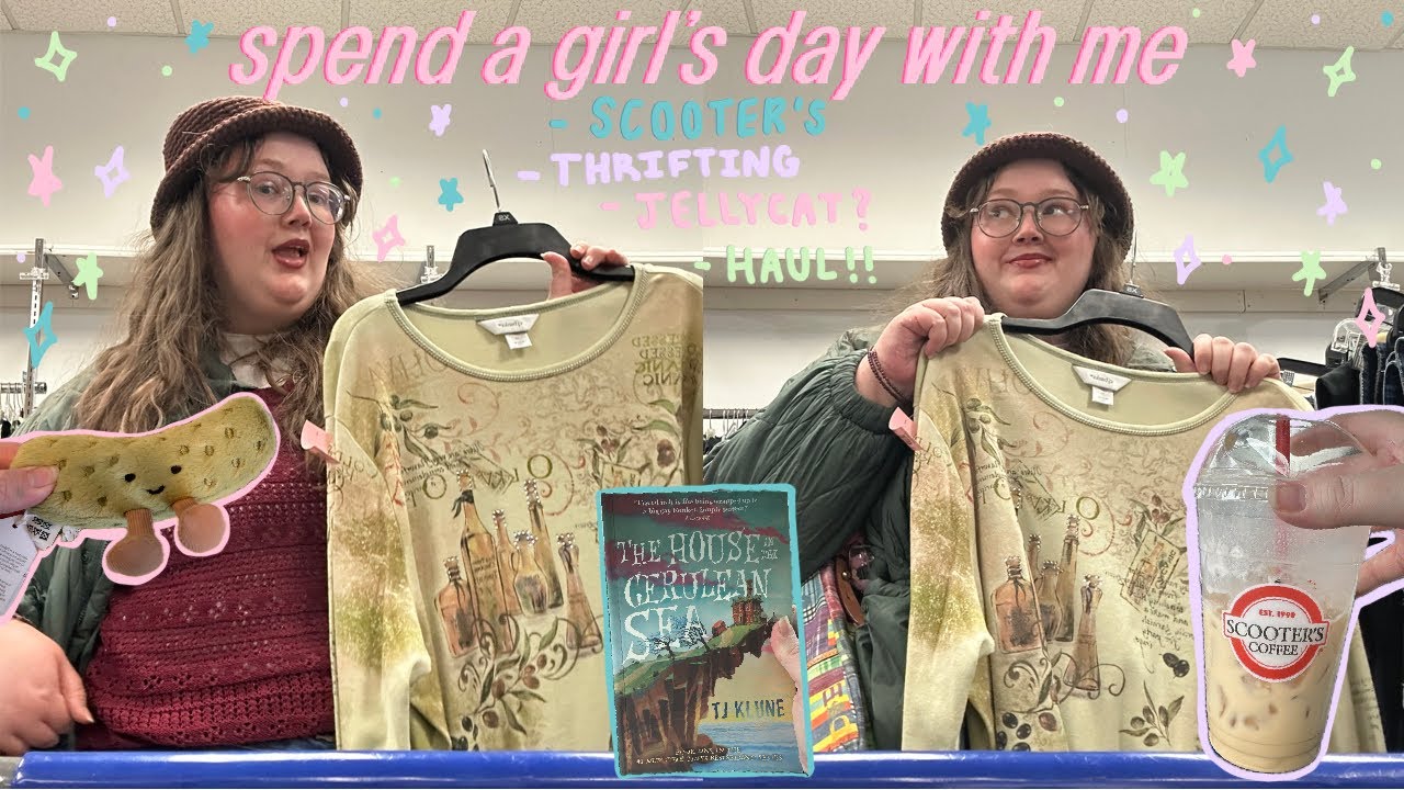 a girl’s day w/ me (thrifting & more!)🧚🏻‍♀️