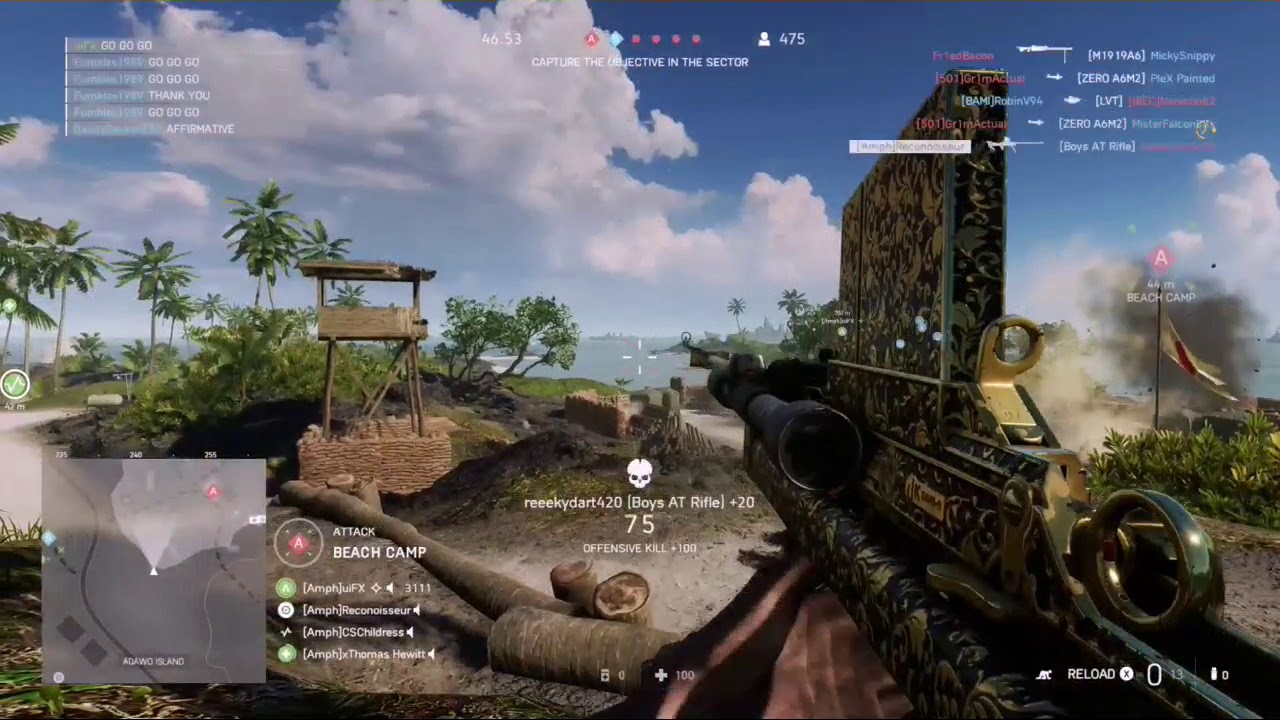 Boys Anti Tank Rifle Battlefield V Not a Montage. Pacific Maps Iwo Jima Pacific Storm .