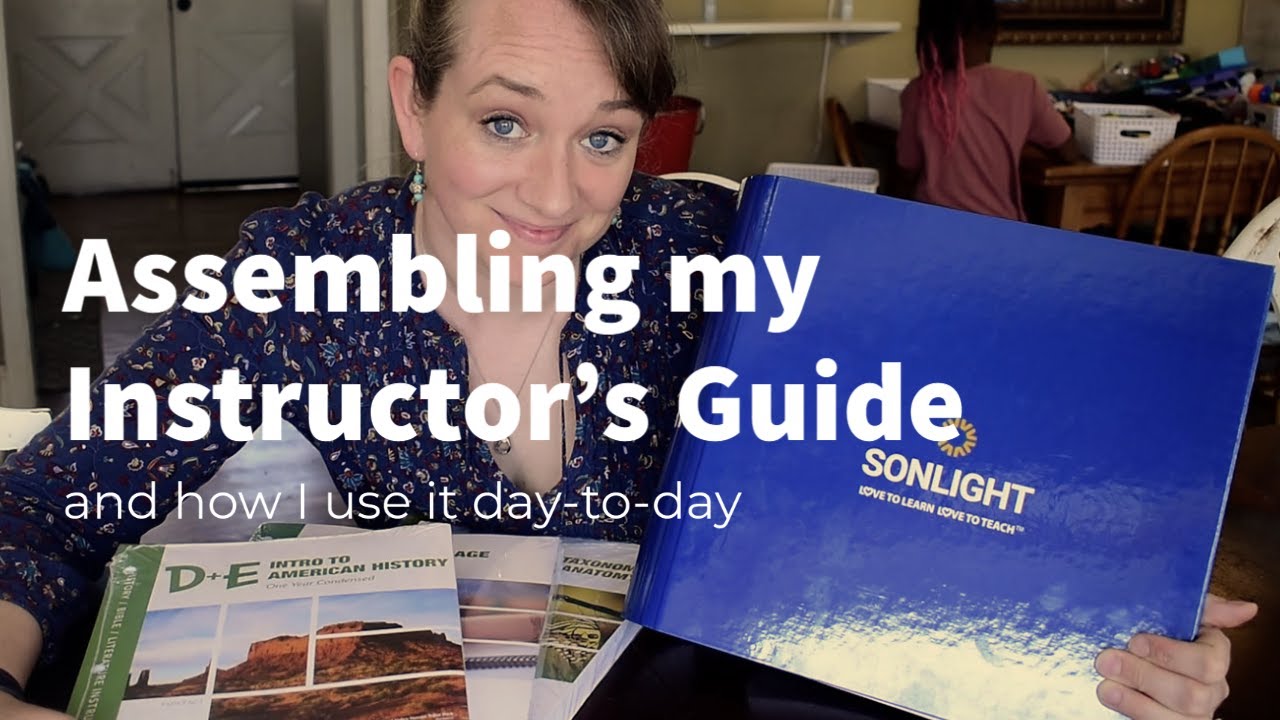 Assembling my SONLIGHT INSTRUCTOR'S GUIDE || how I use my IG day-to-day