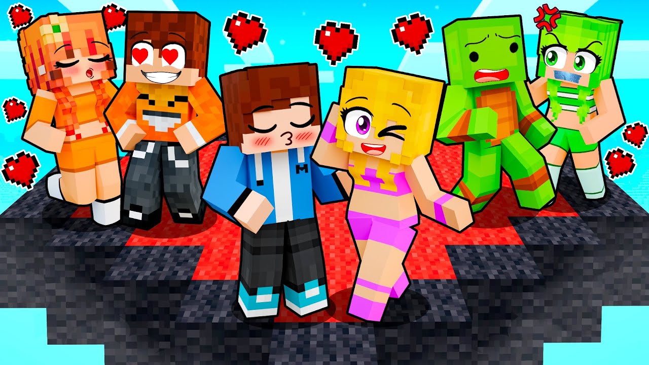 UTKNĄŁEM NA JEDNYM SERCU z SZALONYMI FANKAMI w Minecraft!