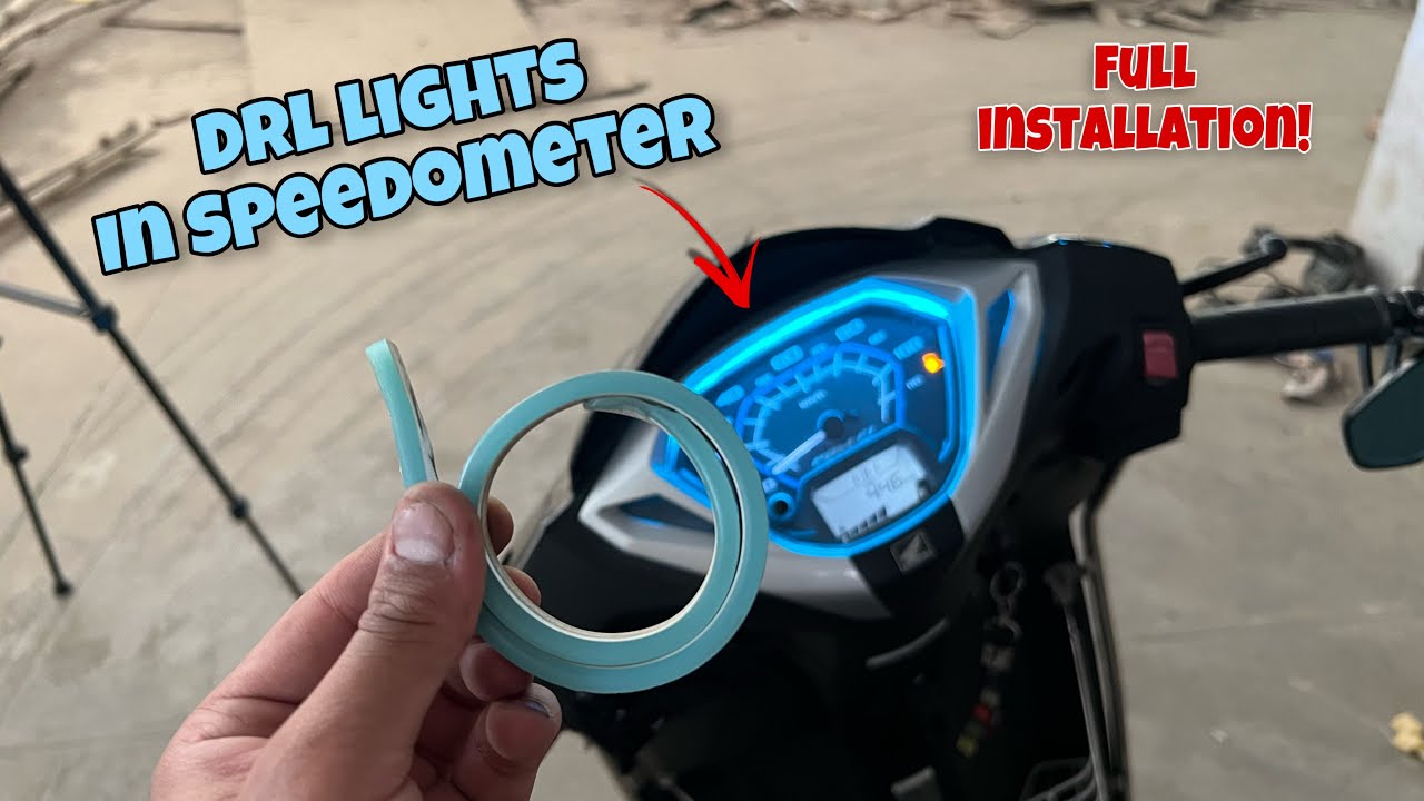 Drl light in Activa 125 Speedometer ⚡️
