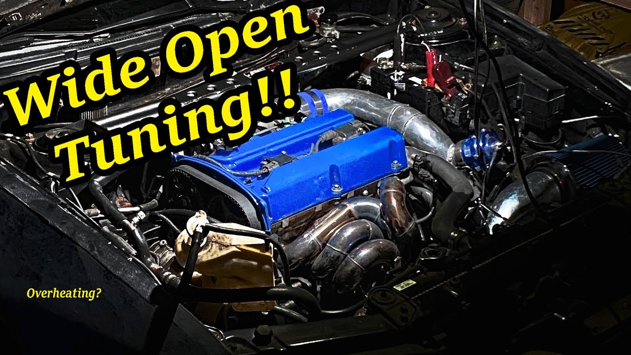 Tuning the Turbo 4g64t. Wide open throttle pulls!