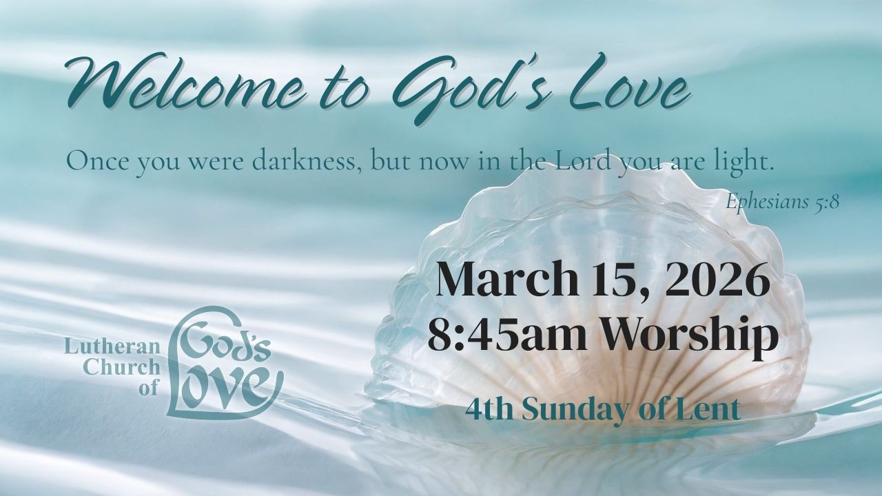 March 15, 2026 Worship 8:45am