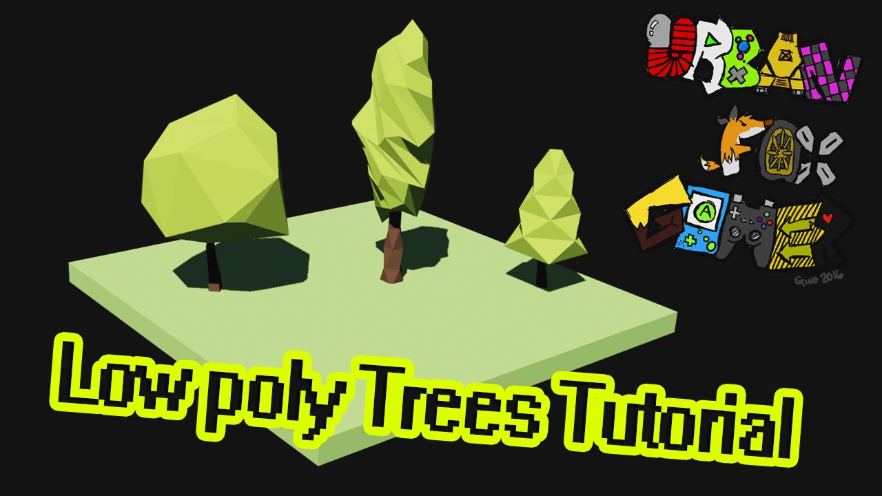 How to make Low poly Trees (3ds max)