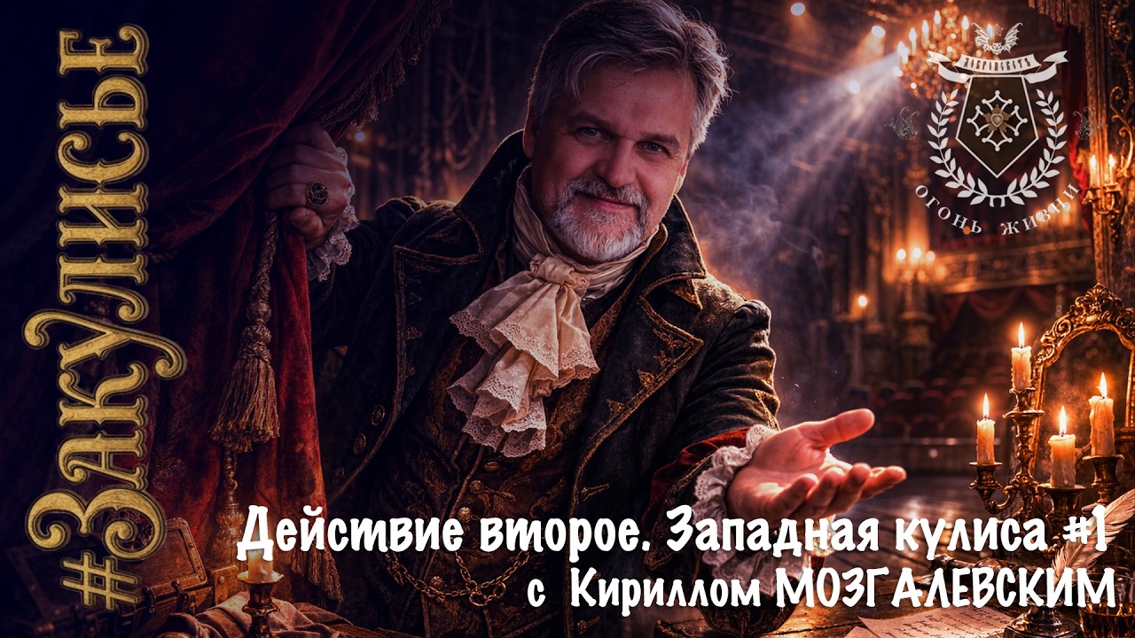 #Закулисье. Действие второе. Западная кулиса #1 с Кириллом МОЗГАЛЕВСКИМ.