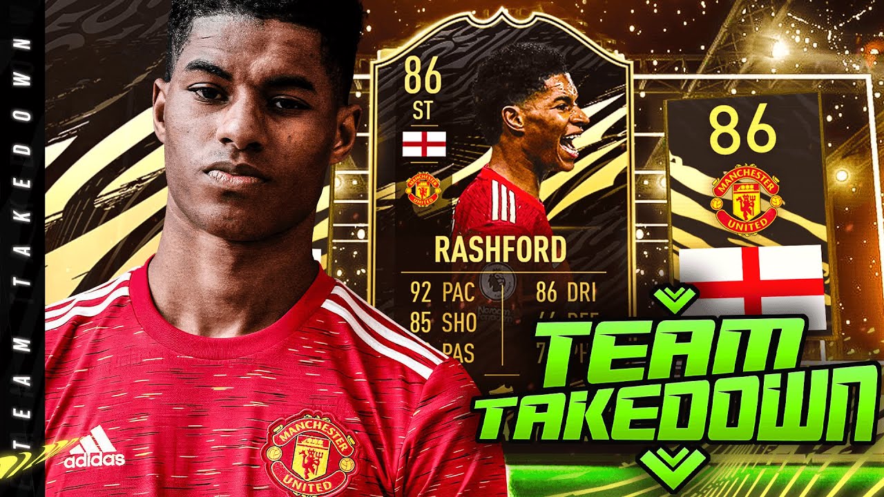 86 IF Striker Marcus Rashford Team Takedown vs @AJ3 !!!