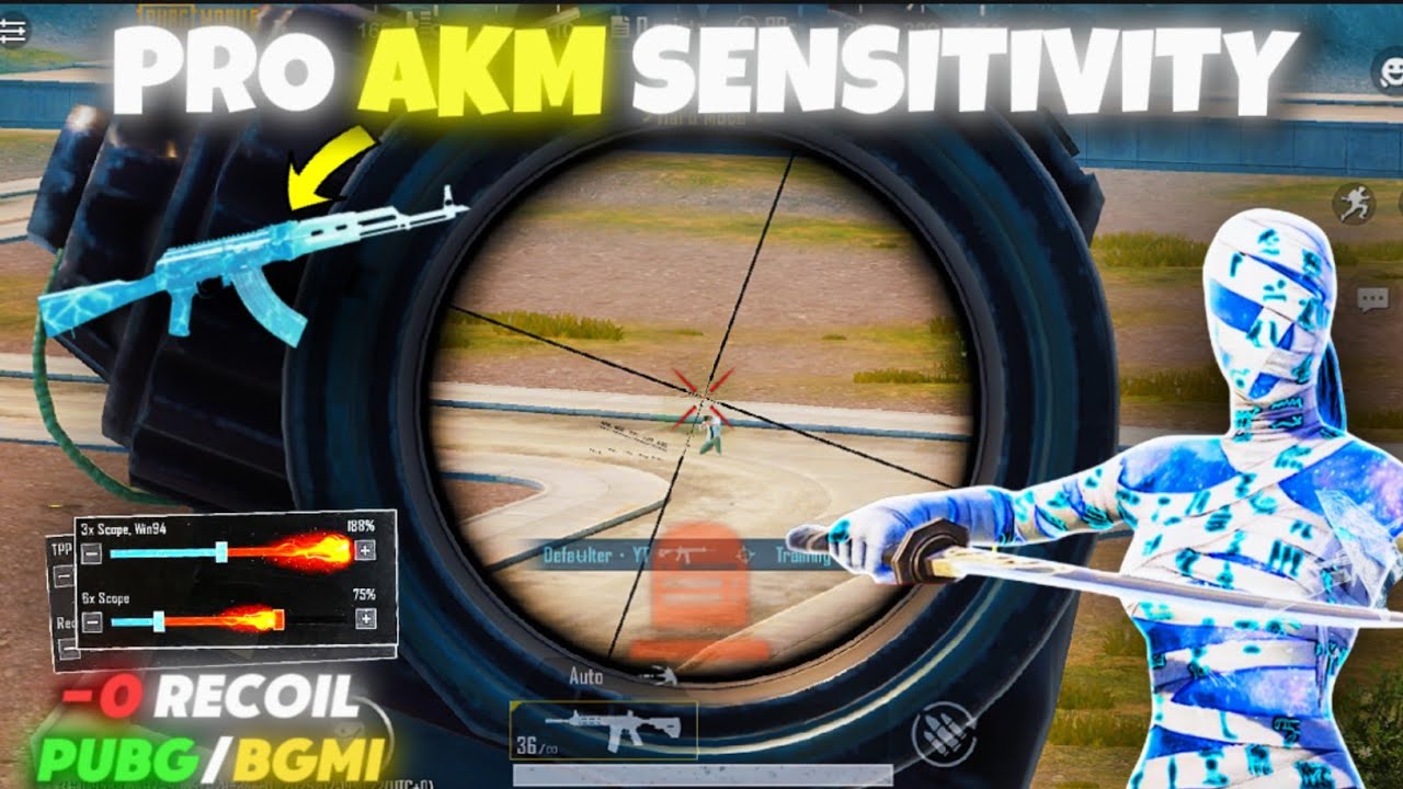 PUBG Akm Sensitivity 🔥| PUBG MOBILE BEST AKM SENSITIVITY 🤯 | 2025 Sensitivity Settings