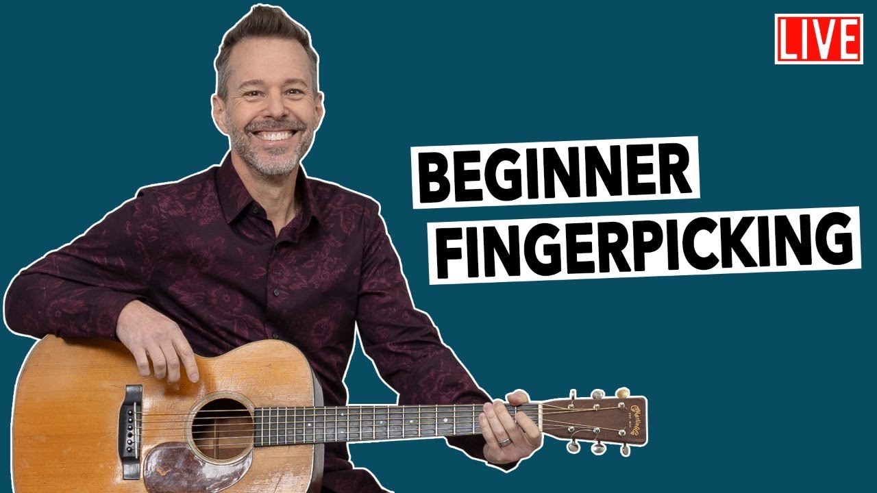 Fingerpicking Guitar Lessons: Beginner's Playbook - LIVE+Q&A!