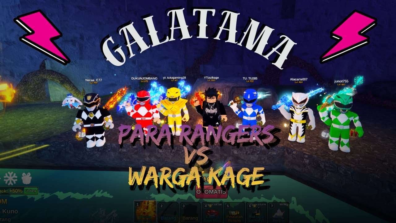 "para rangers vs warga kage GALATAMA 3 JAM DI HARTA KARUN" 