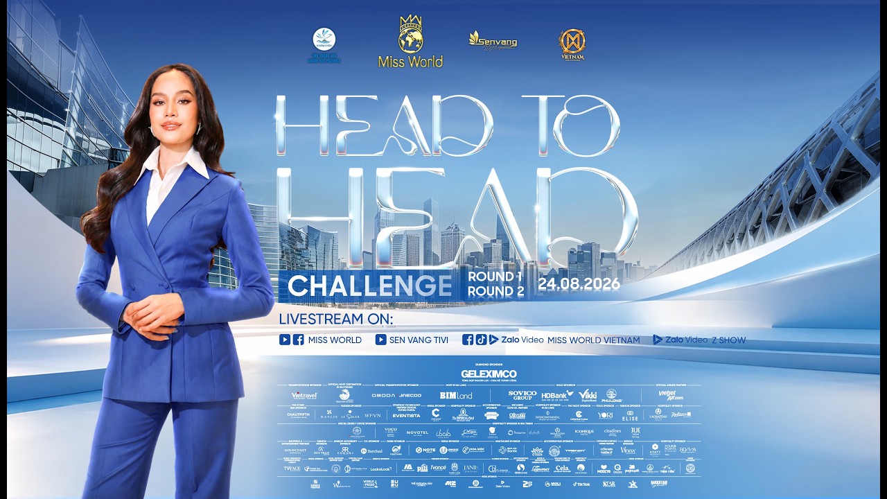 HEAD TO HEAD CHALLENGE - ROUND 1 & 2 || MISS WORLD 2026 - LIVESTREAM
