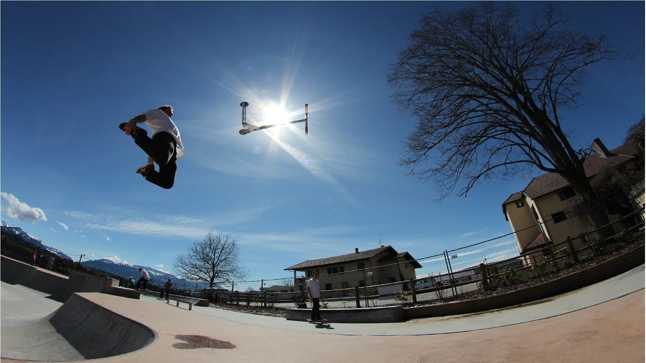 Yoann Lansard - Nothing Front Scooter Flip !