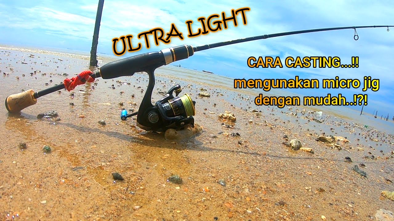 CARA MENGGUNAKAN MICRO JIG 10gr, DI AIR DANGKAL, SIAPAPUN PASTI BISA DENGAN CARA INI..!!
