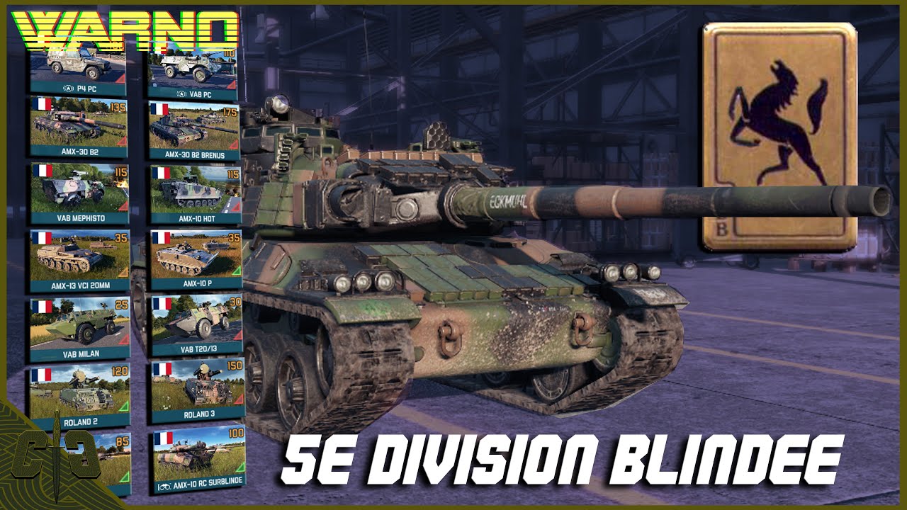 WARNO | French 5e Division Blindee Overview ᴴᴰ